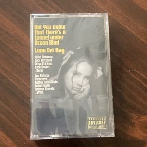 NWT Lana Del Ray Cassette Tape Did You Know There’s a Tunnel in the Ocean